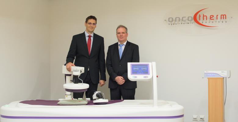 Balázs Ács and Dr.Olivér Szász - general managers of Oncotherm Kft.