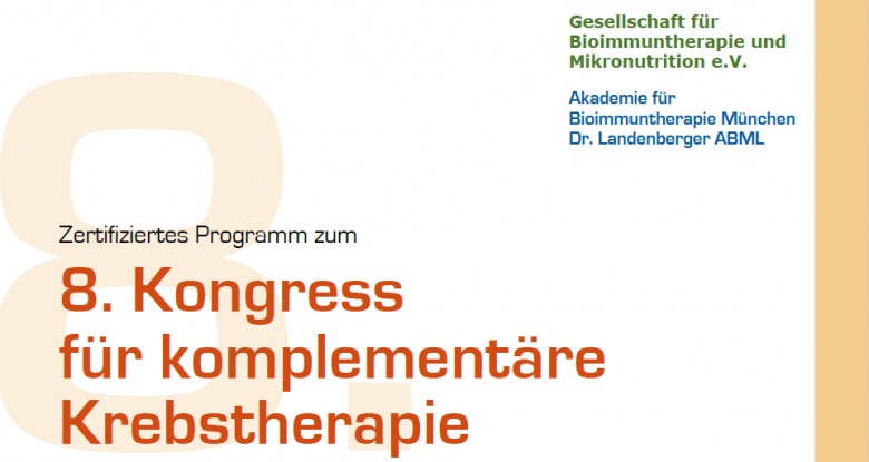 Complementary Cancer Therapy Congress in Munich
